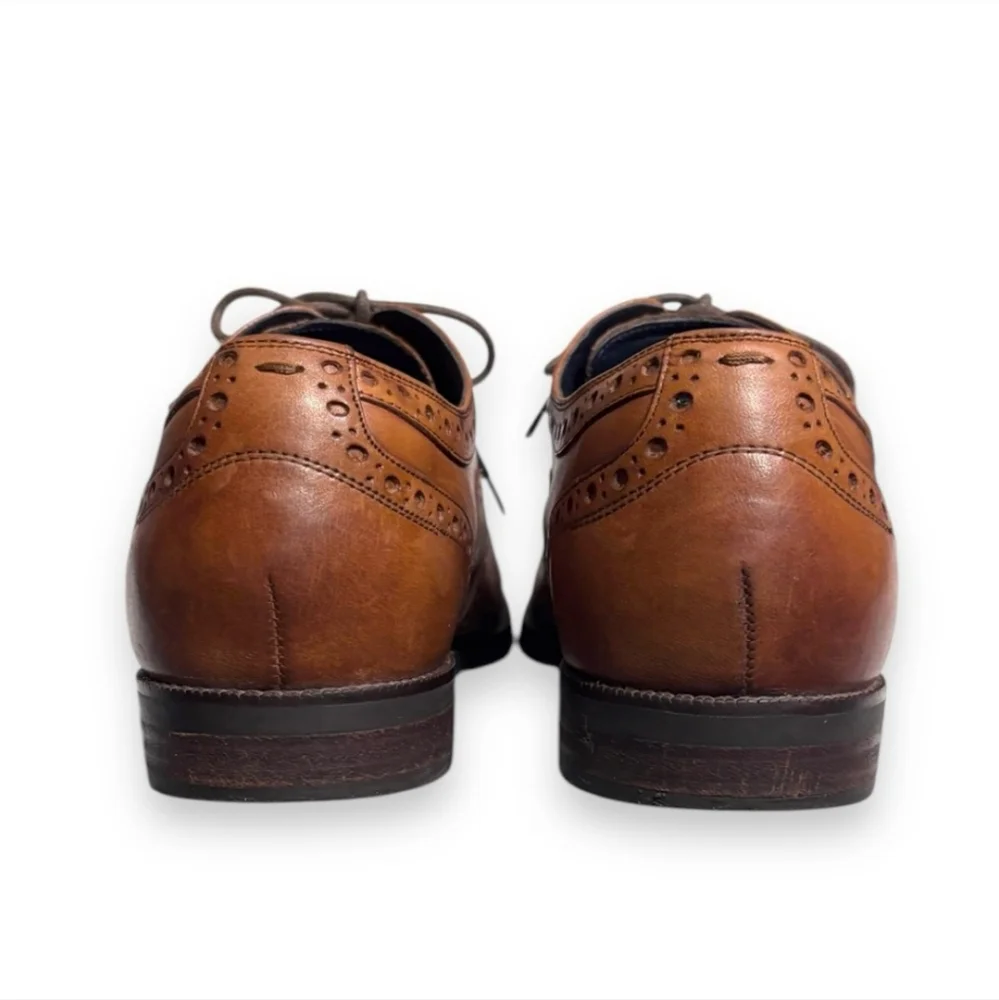 COLE HAAN Lewis Grand 2.0 Wing Tip Oxford- British Tan